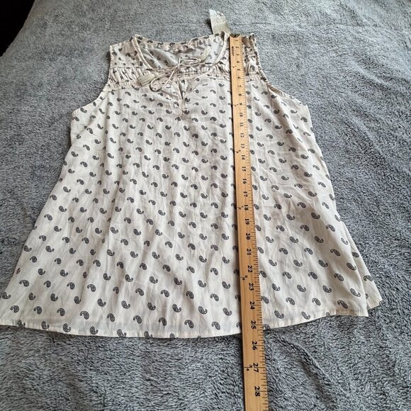 Sefra Womens Top Size XL‎ Paisley Western Boho Coastal Cowgirl Peasant 18179 - Picture 5 of 9